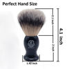 Picture of Luxury Shaving Brushes For Men by Echolly-Super Strong NO Shedding Bristle Shave Brushes for Men-Smooth Acrylic Handle Legacy Shave Brush-Rich and Fast Lather Shaving Cream Brush Gifts for Fathers Day