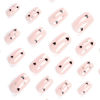 Picture of Medium Square Press on Nails Black Heart Fake Nails Glossy Finish Valentine’s Day Acrylic Nails Kit with Diamond Designs Full Cover Hearts Glue on False Nails Cute Stick on Nails for Women 24Pcs