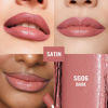 Picture of Oulac Pink Lipsticks for Women, Coral Nude Matte Lipstick, Full Coverage Lip Color, Satin Matte Finish, Cream Texture, Hydrating, Infused with Hyaluronic Acid, Vegan & Clean Beauty 4g SG06 Babe