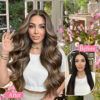 Picture of Tebelove Clip in Hair Extensions Real Human Hair 4.3oz/120g Clip ins 100% Human Hair Extension for Women 8pcs Per Set with 18 Clips Double Weft (#16/22 Light Blonde to Golden Blonde 24 Inch)