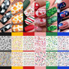 Picture of TailaiMei 30 Sheet All Holidays Nail Art Stickers, Christmas Mixed Seasons Variety Pack for Valentine's Day Halloween Fall Nail Decals, Self-Adhesive Year-Round Thanksgiving Nail Decorations