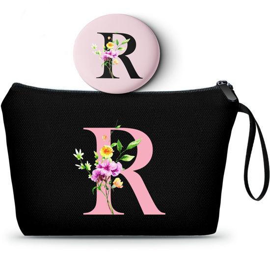 Picture of SEAMOON Bridesmaid Proposal Gifts,Women Gifts for Birthday,Unique Gifts for Women,Bridal Gifts for Bride, Makeup Bag with Mirror,Personalized Gifts,Christmas Gifts,R