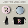 Picture of SEAMOON Bridesmaid Proposal Gifts,Women Gifts for Birthday,Unique Gifts for Women,Bridal Gifts for Bride, Makeup Bag with Mirror,Personalized Gifts,Christmas Gifts,R
