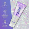 Picture of Holographic Face Glitter Gel, 120ml Body Shimmer Makeup for for Hair, Face, Arm, Nail, Eyeshadow, 2 Jars Long Lasting Waterproof Iridescent Sequins Party Glitter for Rave Festival (White & Gold)