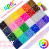 Picture of qiipii 24 Color 4mm Jelly Resin Rhinestones w B7000 Jewelry Glue for Bedazzling Crafting Flatback Stones Non-Hotfix Colorful AB Gems Diamonds Charms for Nails Eyes Face Makeup Tumblers Crafts Shoes