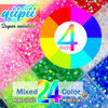 Picture of qiipii 24 Color 4mm Jelly Resin Rhinestones w B7000 Jewelry Glue for Bedazzling Crafting Flatback Stones Non-Hotfix Colorful AB Gems Diamonds Charms for Nails Eyes Face Makeup Tumblers Crafts Shoes