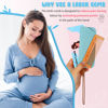 Picture of Arrozon Rectangular Labor Comb - Birthing and Delivery Essential for Pregnancy, Wooden Birth Gift for New Moms