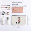 Picture of kdxpbpz Initial Makeup Bag, Personalized Gifts for Women, Bridesmaid Gifts, Birthday Gifts for Women Mom, Gifts for Best Friend, Bride Bridesmaid Cosmetic bag (Letter J)