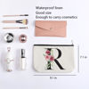 Picture of kdxpbpz Initial Makeup Bag, Personalized Gifts for Women, Bridesmaid Gifts, Birthday Gifts for Women Mom, Gifts for Best Friend, Bride Bridesmaid Cosmetic bag (Letter R)