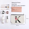 Picture of kdxpbpz Initial Makeup Bag, Personalized Gifts for Women, Bridesmaid Gifts, Birthday Gifts for Women Mom, Gifts for Best Friend, Bride Bridesmaid Cosmetic bag (Letter K)