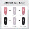 Picture of Ozzeal Glitter Gel Polish,Clear Silver Iridescent Glitter Gel Nail Polish Sparkle Shimmer Gel Glitter Nail Polish Summer Rainbow Soak Off LED UV Gel Nail Polish for Art DIY Manicure 15ML