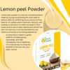 Picture of Herbs Botanica Organic Lemon Peel Powder Citrus Peel Organic 5.3 oz /150 gms 100% Natural | Anti Tan Face Mask, Face Pack