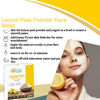 Picture of Herbs Botanica Organic Lemon Peel Powder Citrus Peel Organic 5.3 oz /150 gms 100% Natural | Anti Tan Face Mask, Face Pack