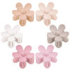 Picture of Flower Hair Clips 6 PCS Flower Claw Clips Daisy Clips for Women Matte Large Claw Clips Strong Hold Jaw Clamps Hair Accessories for Thick Hair 6 Colors