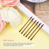 Picture of MORGLES 2 Inches Brown Bobby Pins Bulk, 120PCS Brown Hair Pins with Box for Women Girls