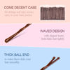 Picture of MORGLES 2 Inches Brown Bobby Pins Bulk, 120PCS Brown Hair Pins with Box for Women Girls