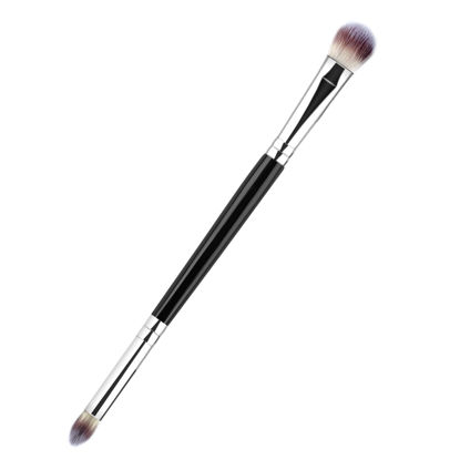 Picture of Eyeshadow Brush Eye Makeup Brush Professional Blending Eyeshadow Makeup Brushes for Concealer Eyebrows Eyeliner Soft Hairs Makeup Tool (Black-EB02)