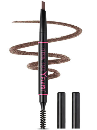Picture of Yfulfill Eye Brow Pencils for Women Dark Brown Waterproof, Eyebrow Pencil Dark Brown Waterproof, Dark Brown Eyebrow Pencils for Women