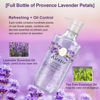Picture of KUSTIE Lavender Body Wash, with Natural Real Lavender Petals, Fresh and Long-Lasting Lavender Scent with Pump for Deep Moisture and 24hr Skin Renewal for Dry Skin 16.9 oz
