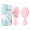 Picture of Bituemly Mini Hair Brush, Detangling Hairbrush for Dry and Wet Hair, Small Size Travel Detangler Brush for Girls Boys Kids Women Men for All Hair Types Pink