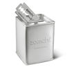 Picture of ZOMCHI Razor Blade Bank for Safety Razor Blade Storagement, Used Double Edge Safety Razor Blade Disposal Case (Silver)