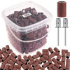 Picture of Rolybag Sanding Bands for Nail Drill 180 Grit Sanding Bands for Nail 200Pcs Professional Fine Sanding Bands and 2Pcs Nail Drill Bits for Manicures and Pedicure
