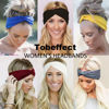Picture of Tobeffect Non-Slip Headbands for Short Hair - Yoga, Workout, Running Sport Elastic Hair Twist Turbans and Wraps for Women and Girls