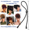 Picture of Adjustable Hair Ties for Thick, Curly Hairstyles - Afro Puffs, Ponytails, Locs, Pineapples for Black Women and Girls (Pack of 6)