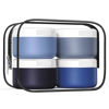 Picture of Kuangre Travel Containers for Toiletries, Silicone Cream Jars BPA Free, TSA Approved 2oz Travel Size Containers, Leak-proof Travel Essentials with Lid for Cosmetic Face Hand Body Cream (4 Pack)