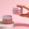 Picture of Kuangre Travel Containers for Toiletries, Silicone Cream Jars BPA Free, TSA Approved 2oz Travel Size Containers, Leak-proof Travel Essentials with Lid for Cosmetic Face Hand Body Cream (4 Pack)