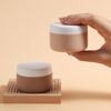 Picture of Kuangre Travel Containers for Toiletries, Silicone Cream Jars BPA Free, TSA Approved 2oz Travel Size Containers, Leak-proof Travel Essentials with Lid for Cosmetic Face Hand Body Cream (4 Pack)