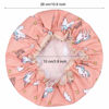 Picture of Unicorn Shower Caps for Long/Thick Hair, Cute Hair Cover for Women and Girl, Waterproof Bath Hat, Double Layer Bonnet