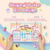 Picture of Modelones Press on Nails for Kids 144Pcs 6 Pack Children Acrylic Fake Nails Pre-glue Full Cover Glitter Gradient Color Ice-Cream Fruit Short False Nail Art Kits Sets Christmas Gifts for Kids Girls