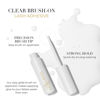 Picture of Lilly Lashes Clear Eyelash Glue, Brush On Lash Glue for False Eyelashes, Eyelash Extension Glue for Fake Eyelashes and Natural, Wispy Lashes, Clear Glue Lash Brush, Latex Free Lash Supplies