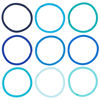 Picture of Expressions 216-Piece Hair Ties Value Pack: 4mm Elastics in Shades Of Blue, No Metal Bands for Women, Durable Ponytail Holders for Thick, Curly and All Hair Types