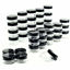 Picture of ZEJIA 5 Gram Sample Containers with Lids, 50PCS Mini Makeup Containers, Empty Plastic Travel Cosmetic Containers with Labels