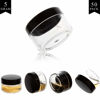 Picture of ZEJIA 5 Gram Sample Containers with Lids, 50PCS Mini Makeup Containers, Empty Plastic Travel Cosmetic Containers with Labels