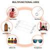 Picture of BTremary 3 Packs Clear Nail Polish Organizer Holder Shelf Rack, Acrylic Display Stand For Sunglasses Paint Essential Oils, Makeup Holder, Nail Poliahes Storage to 36 Bottles (Fit 1-2oz Bottles)