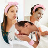 Picture of ATROCH Puffy Spa Headband & Skincare Headbands for Women Makeup,Terry Cloth Towel Head Band for Skin Care,Sponge Make Up Hair Band for Girls,Face Wash Wristband Scrunchies Set 4 Pcs