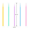 Picture of G2PLUS 500PCS Micro Cotton Swabs, Disposable Micro Applicators Brush for Makeup and Personal Care, Cosmetic Brush, Microswabs for Eyelash Extensions, Nails, Eyeliner (Head Diameter: 2.0mm)
