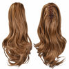 Picture of SOFEIYAN 13" Ponytail Extension Long Curly Ponytail Clip in Claw Hair Extension Natural Looking Synthetic Hairpiece for Women, Light Auburn