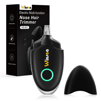 Picture of Winsea Ear and Nose Hair Trimmer for Men and Women - Travel Trimmer, High-Precision Nose Shaver, USB Rechargeable, Waterproof, Safe & Quiet Operation, Portable Ear Hair Remover Design