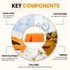 Picture of PIPIHUA Kojic Acid Soap - Turmeric Soap with Turmeric & Lemon & Collagen & Hyaluronic Acid & Glutathione