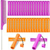 Picture of WILLBOND 36 Pieces Cold Wave Rod Hair Perm Rods Hair Rollers Perming Rods Curlers with Steel Rat Tail Comb for Hairdressing Styling
