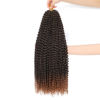 Picture of Dansama 6 Packs Passion Twist Hair Water Wave Braiding Hair for Butterfly Style Crochet Braids Bohemian Hair Extensions (24inch, T1B/30, Economy Pack)