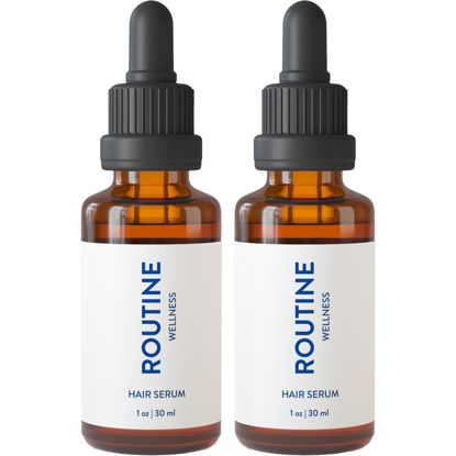 Picture of Routine Wellness Advanced Hair Serum - Nourishing Scalp Treatment for Enhanced Hair Support and Thickness with Natural Oils, Ideal for Men & Women - 30ml (Pack of 2)