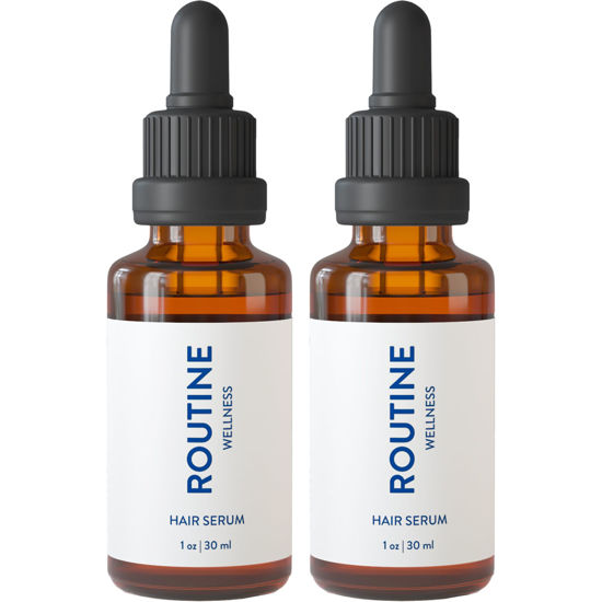 Picture of Routine Wellness Advanced Hair Serum - Nourishing Scalp Treatment for Enhanced Hair Support and Thickness with Natural Oils, Ideal for Men & Women - 30ml (Pack of 2)