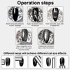 Picture of vnjaoi Nail Magnet Tool,Super Long Double-head Nail Magnet Pens Magnet Stick 3D Magnetic Cat Eye Gel Polish Nail Art, for DIY 3d Magnetic, Salon, Studio or Home