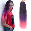 Picture of NAYOO Crochet Hair Senegalese Twist 22 Inch 8 Packs Ombre Crochet Braids Hair, 35 Strands/Pack Crochet Twist Hot Water Setting, Pre-Lopped Small Crochet Hair for Black Women (22 Inch, 1B/Purple/Pink)