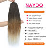Picture of NAYOO Small Crochet Hair Senegalese Twist, 18 Inch 8 Packs Ombre Crochet Braids Hair, 35 Strands/Pack Crochet Twist Hot Water Setting, Pre-Lopped Twist Crochet Hair for Black Women(18 Inch, 1B/27/613)